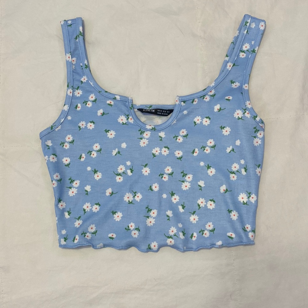 light blue summertime top